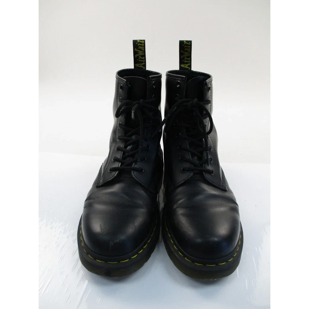 Dr. Martens 1460 Boots Mens 11 Black Leather 8-Eye Utility Classic Combat